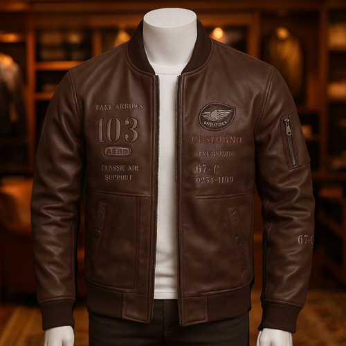 CHAQUETA BERLIN DE CUERO - ¡PRECIO ESPECIAL 50% OFF!