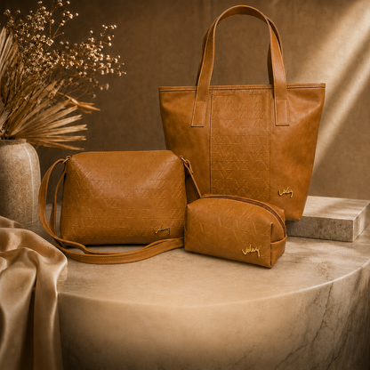 Trio Velez Dama en Cuero | ¡PRECIO ESPECIAL 80% OFF!